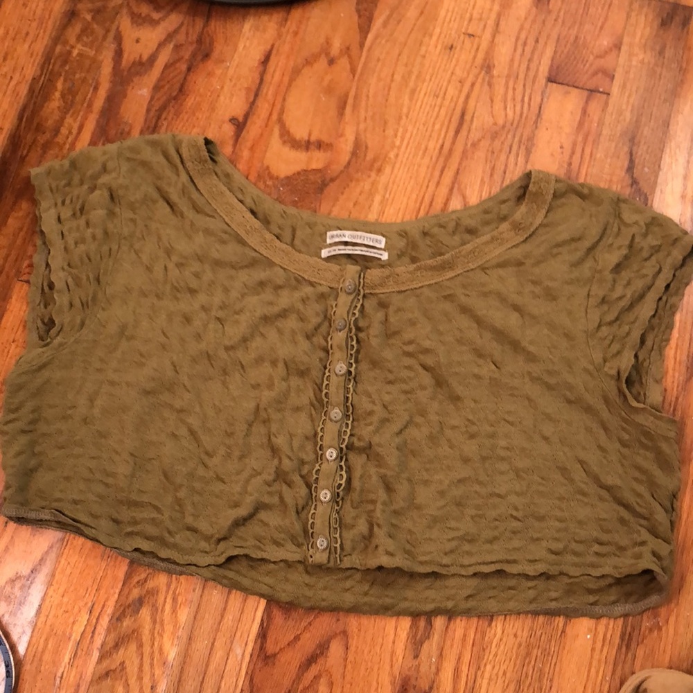 Urban Outfitters boxy crop top